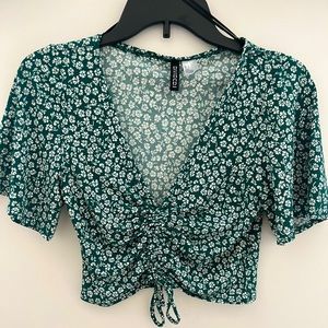 H&M Divided Floral Top
